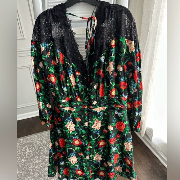 Anthropologie Lacy V-Neck Mini Dress size 18w - Picture 3 of 10